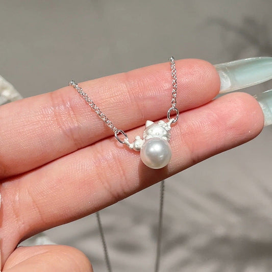 Cute Cat Pendant Cartoon Necklace