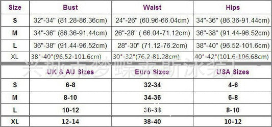 European And American Sexy Bikini Backless Multi-color Split Swimsuit For Women