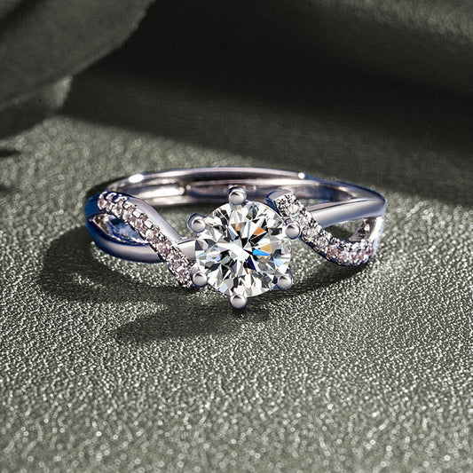 Rhinestone Jewelry Zircon Ring