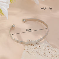 Metal Twist Geometric Knot Winding Hollow Open-end High-grade Light Luxury Personality Fashion Ladies' Bracelet