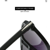 Double Beam Toad Retro Flying Leopard Print Stylish Sunglasses