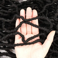 Earthworm Crochet  HUMAN HAIR Wig NuLocs Braiding Hair Dreadlocks