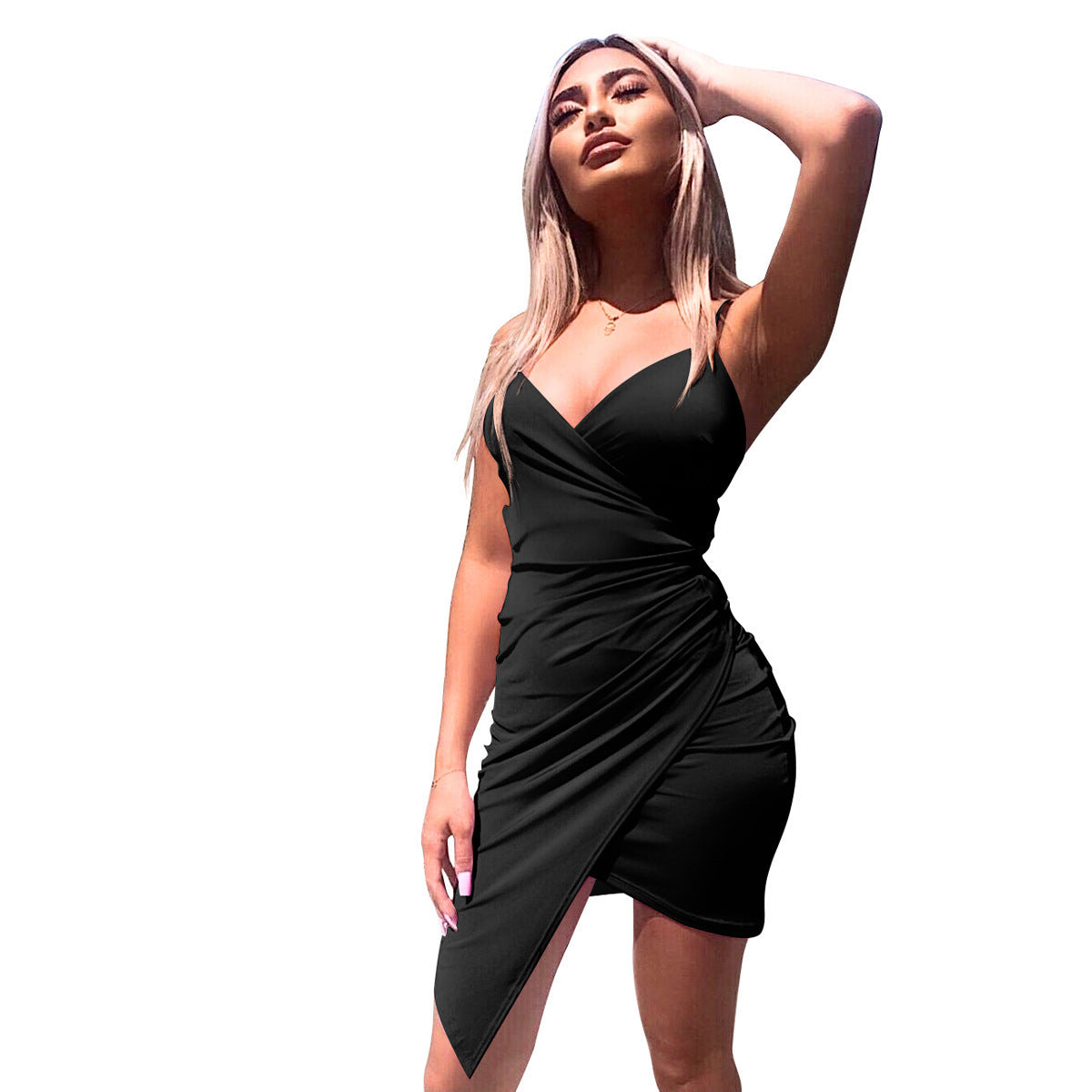 Elegant Irregular Dress Women's Clothing European And American