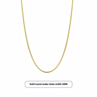 Titanium Steel Snake Chain Necklace Light Luxury Minority Sense