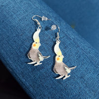 Acrylic Laser Cut Hummingbird Pigeon Eagle Owl Parrot Earrings