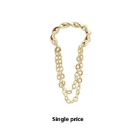 Sweet Art Handmade Double-layered Tassel Twist Ear Clip