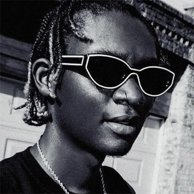 European And American Vintage Sunglasses Personalized Street Shot