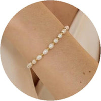 Artificial Pearl Pendant Bracelet