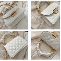 Korean Fashion PU Shoulder Messenger Bag