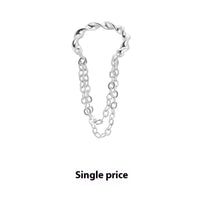 Sweet Art Handmade Double-layered Tassel Twist Ear Clip