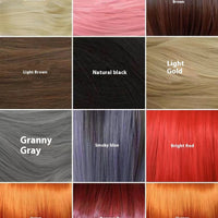 European And American Fashionable Off White Wavy Curly Hair