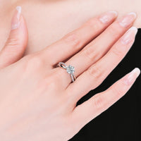 Rhinestone Jewelry Zircon Ring