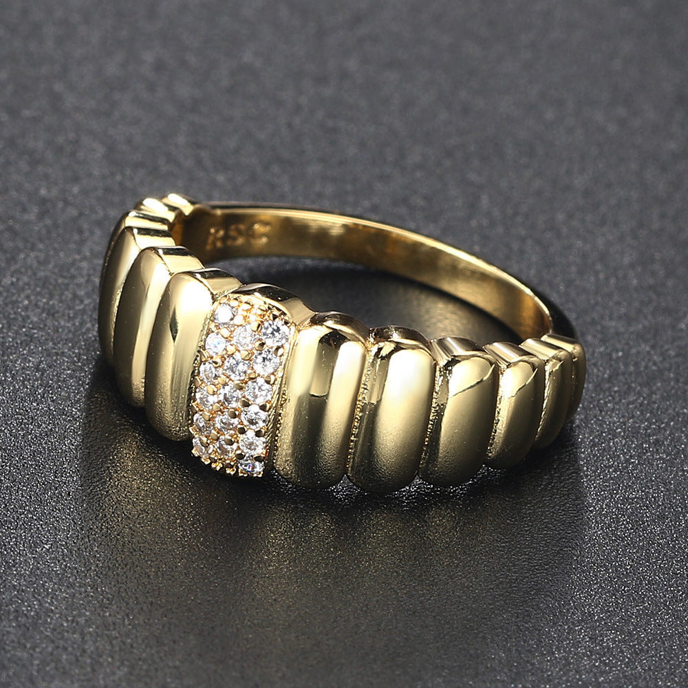 Popular All-match Cold Metal Ring For Women