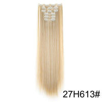 Wig Extensions 6-piece Set, Long Straight Hair