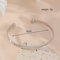 Metal Twist Geometric Knot Winding Hollow Open-end High-grade Light Luxury Personality Fashion Ladies' Bracelet