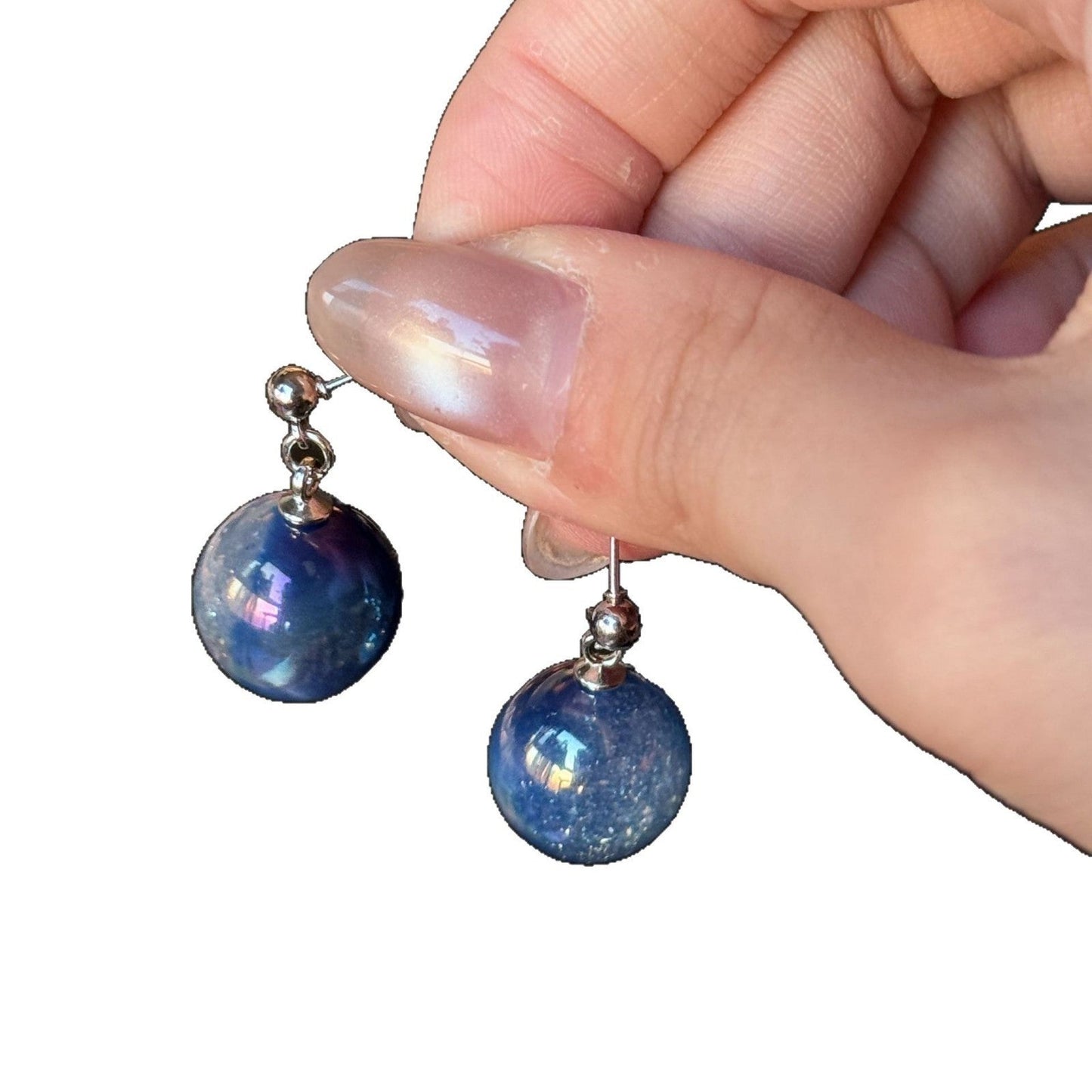 Niche Original Design Ear Studs Color Earrings