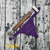 Handmade Crochet Sexy Bikini Women's Beach Bohemian Swimming Trunks