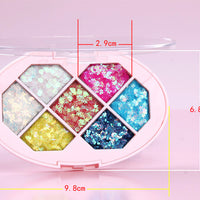 Creative Seven Color Glitter Powder Eyeshadow Palette