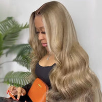 Highlight Wave Real Female Wig