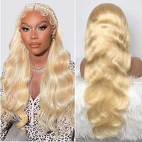Former LACE Head Cap LACE FRONTAL WIG13x4 Straight 613 BLONDE Straight Hair