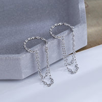 Sweet Art Handmade Double-layered Tassel Twist Ear Clip