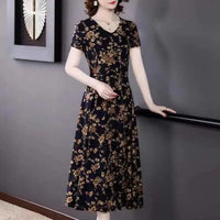 Dress High-end Western Style Plus Size Women