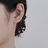 Sweet Art Handmade Double-layered Tassel Twist Ear Clip