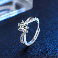 Rhinestone Jewelry Zircon Ring