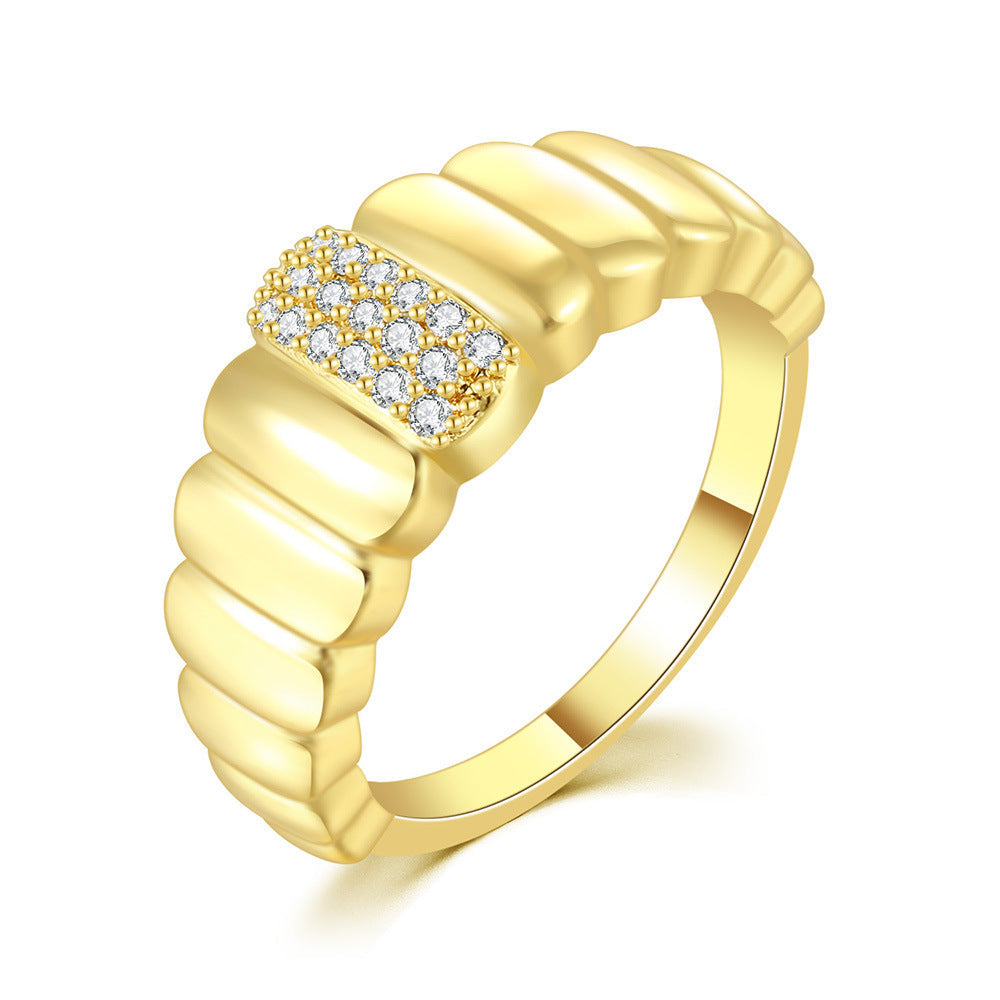 Popular All-match Cold Metal Ring For Women