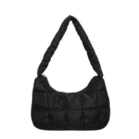 Fashion Simple One Shoulder Underarm New Moon Bag Women's