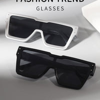 New European And American Personalized Large Rim Sunglasses One-piece Lens Ins Style Sports Goggles