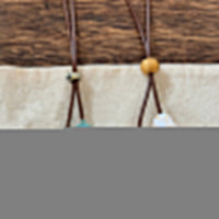 Bohemian Style Ceramic Necklace Female Geometric Shape