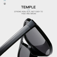 Retro Double Beam Ocean Lens Stylish Large Frame Sunglasses